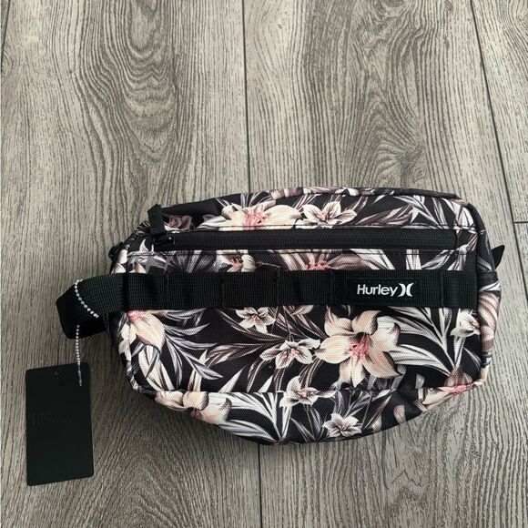 Hurley Handbags - Hurley Black Floral travel  Bag